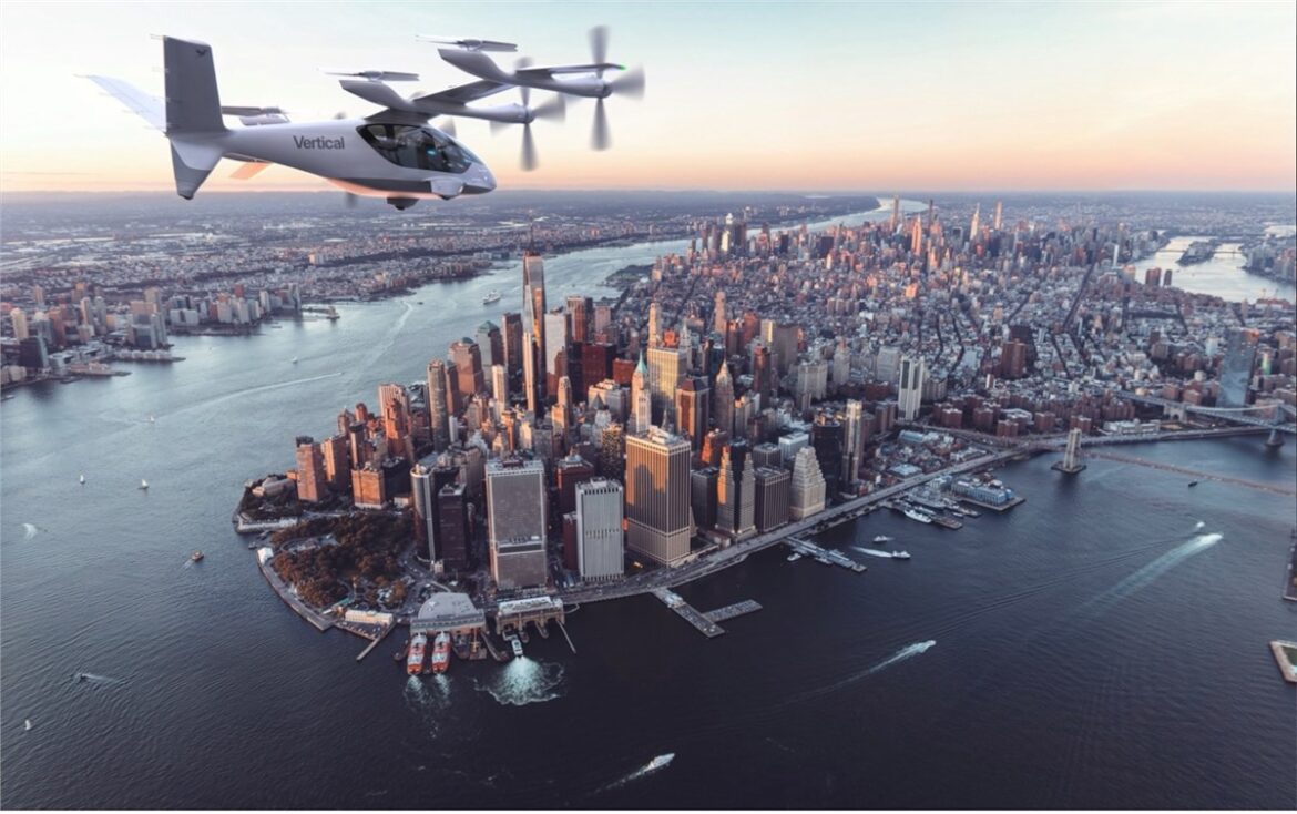 Vertical Aerospace, Valo eVTOL, New York air taxi, Bristow Group, Skyports Infrastructure, urban air mobility, JFK transfers, certification 2028, American Airlines, electric aircraft